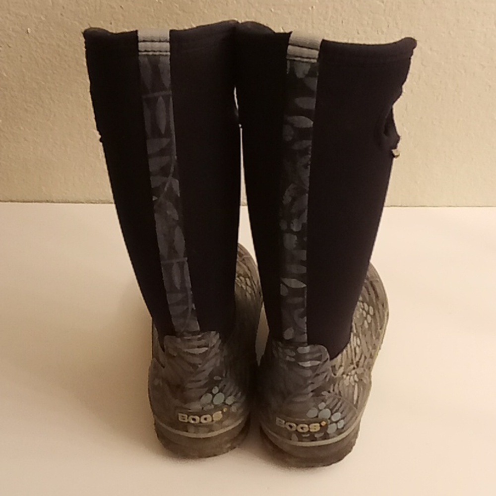 BOGS Rainy Fall Work Size 6 Black-Gray Colors - Picture 3 of 8